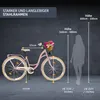 Milord Komfort Fahrrad Mit Weidenkorb Damenfahrrad, 26 Produktbild-Vorschau 2