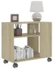 vidaXL Tavolino in rovere Sonoma 70x35x55 cm Materiale a Anteprima dell’immagine prodotto 3