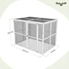 Fatmoose Voliere CheeryChicken Cove in legno per polli - Anteprima dell’immagine prodotto 6