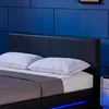 LED Bett ASTEROID -  Farbe:schwarz, Größe:140 x 200 cm Produktbild-Vorschau 4
