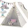 Spielwerk Tipi Enfant Rose avec Coussins & Guirlande Voir les images du produit 1