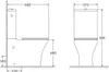 SAT Brevis spülrandlos Stand-WC Kombi-WC mit erhöhter Produktbild-Vorschau 12