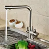 3 Wege Wasserhahn Küchenarmatur Küche Mischbatterie Produktbild-Vorschau 6