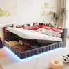 Flieks Hydraulisches Schlafsofa 140x200cm mit Stauraum, Produktbild-Vorschau 1
