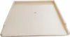 A flat, light-colored wooden board with raised edges, likely a pastry board or similar kitchen tool. Anteprima dell’immagine prodotto
