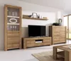 Wohnwand Sky Riviera Eiche, 4-teiliges Set mit Vitrine, Produktbild-Vorschau 1