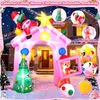 3.05m Rosa Aufblasbarer Weihnachtsbogen mit LED-Beleuchtung Produktbild-Vorschau 6