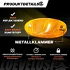 4x Speichenreflektoren Extra Verstärkt Stahlclips Orange Produktbild-Vorschau 6