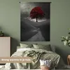 MuchoWow® Wandteppich Wandbehang Ein Schwarz-Weiß-Foto mit Produktbild-Vorschau 4
