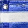 vidaXL Balkon-Sichtschutz Blau und Weiß 90x400 cm HDPE Produktbild-Vorschau 1