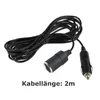 G67C KFZ Zigarettenanzünder Verlängerungskabel 2m – 12V/24V Produktbild-Vorschau 3