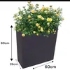 Pflanzkübel anthrazit 60x26x60 cm Blumenkübel Pflanzkasten Produktbild-Vorschau 5