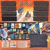 The back of a board game box, showing game cards, artwork, and text descriptions. Náhled obrázku produktu