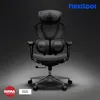 A black ergonomic office chair is shown against a dark background. Náhled obrázku produktu