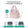 Lunchtasche, doppelstöckige isolierte Lunchbox, langlebig Produktbild-Vorschau 4