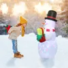 150cm Aufblasbarer Schneemann, Aufblasbares Weihnachten Produktbild-Vorschau 4