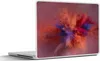 MuchoWow® Laptop Aufkleber Sticker Cover Puder - Rot - Produktbild-Vorschau 1