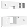 vidaXL 8-tlg. Küchenschrank-Set Kalmar Weiß Holzwerkstoff Produktbild-Vorschau 1