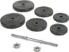 Kurzhantel set 20 KG | Kunststoff mit Hantelstangen Produktbild-Vorschau 3