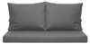 Gartenkissen Set grau – 140x50 + 2x70x50 cm – Für Produktbild-Vorschau 9