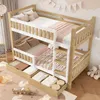 Letto a castello 90 x 200 cm in legno, trasformabile in due Anteprima dell’immagine prodotto 8