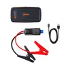 A product shot of a car jump starter kit and its accessories on a white background. Náhled obrázku produktu