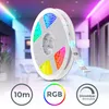 10 meter LED-strip, RGB-strip, lichtstrip, 230V, warm wit, Productafbeelding-voorbeeld 2