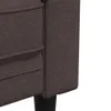 vidaXL Chesterfield-Sofa 3-Sitzer Dunkelbraun Stoff Produktbild-Vorschau 7