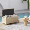 Outsunny Auflagenbox 185 L Stauraum Wasserdicht Gartenbox Produktbild-Vorschau 2