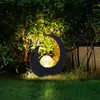 LED Mondsichel Solarleuchte mit Glaskugel Höhe 30,5 cm Produktbild-Vorschau 12