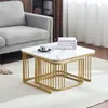 A living room scene with a couch and a set of nesting coffee tables. Náhľad obrázku produktu