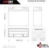 Langzeit Gel Motorradbatterie 51913 21Ah 12V Produktbild-Vorschau 5