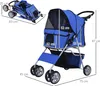 Hundewagen bis 10kg klappbar verstellbares Vordach 2 Produktbild-Vorschau 3
