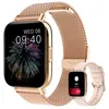 2026 Smartwatch Damen Roségold Rund mit Herzfrequenz, Produktbild-Vorschau 1