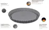 KAISER Obstbodenform Inspiration 3,5cm Ø28cm schwarz Produktbild-Vorschau 11