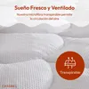 CASABEL Topper de colchón confort, refrescante, 600g/m², Vista previa de la imagen del producto 5