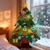 YARDIN Arbre de Noël en feutre DIY Décoration de Noël pour Voir les images du produit 1