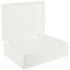Creative Deco XL Witte Houten Doos met Deksel Opbergdoos, Productafbeelding-voorbeeld 1