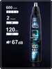 A product image showcasing a nose and ear trimmer with various feature callouts. Náhled obrázku produktu