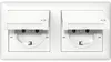 GIRA 415803 SCHUKO-Steckdose KD+Set IP44+Rahmen 2f Standard Produktbild-Vorschau 2