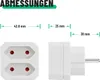 greate Doppelstecker für Steckdose 2fach bis max. 1100W - Produktbild-Vorschau 6