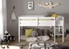 Keni Hochbett Etagenbett 90x200 cm Weiß Produktbild-Vorschau 2
