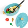 Bigjigs Eintopf-Spielset aus Holz, 17-teilig. Produktbild-Vorschau 3