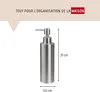 Distributeur de savon moderne gris 20,5 cm Fackelmann Tecno Voir les images du produit 3