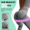 Fitnessband mit Widerstand, Yogagürtel, rutsch- und Produktbild-Vorschau 3