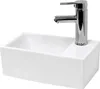 LuxeBath Waschbecken Aufsatzwaschbecken Eckig, 35x20,5x12,5 Produktbild-Vorschau 1