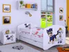 Detská postieľka BDW Super Dogs, detská postieľka, biela Náhľad obrázku produktu 1