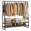 Kleiderständer, Garderobenständer, Garderobe, 2 Ablagen, 6 Produktbild-Vorschau 6