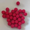 Bubble Perlen rund aus Acryl, 10 mm, 30 Stück, Rot Produktbild-Vorschau 3