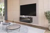 HAJDUK FURNITURE Mobile TV Sospeso Nero Lucido 90 cm Anteprima dell’immagine prodotto 1